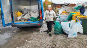 Акция по очистке от мусора берегов реки Преголи «Вода России».
